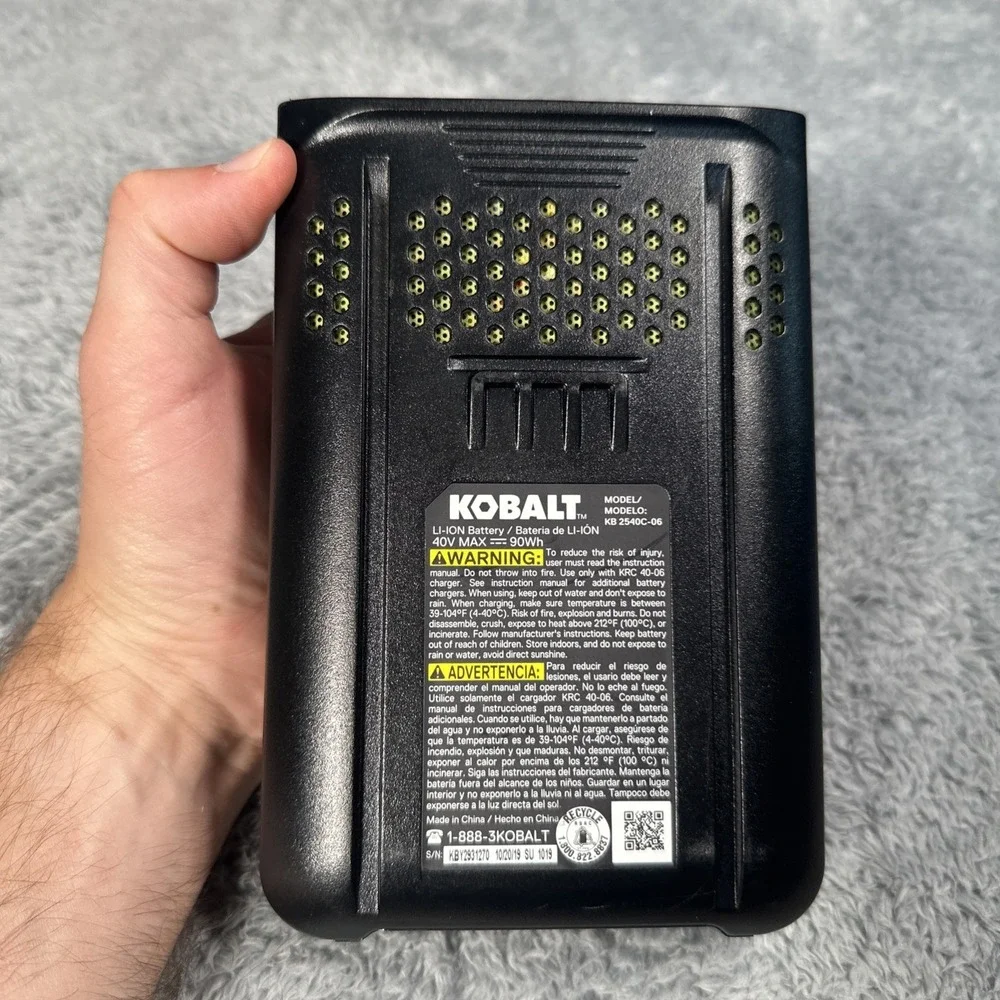 Kobalt 40V MAX 2.5Ah Lithium-Ion Battery Ultimate Output KB 2540C-06 OEM Tested